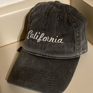 Brandy Grey Hat w/ California embroidered